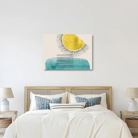 Obraz na szkle - Abstrakcyjny obraz plaży N⁰2 (70x50 cm)