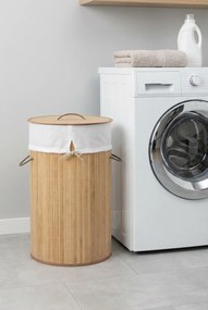 Bambusowy kosz na pranie S0-G92