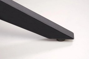 Stół do Jadalni rozkładany MDF czarny 180-240/100/76 cm SANDRO