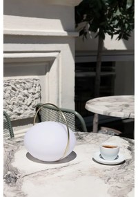 Biała lampa stołowa LED ze ściemniaczem (wysokość 19 cm) Orbit – UMAGE