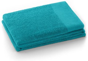 Turkusowy bawełniany ręcznik kąpielowy frotte 70x140 cm Amari – Restilo