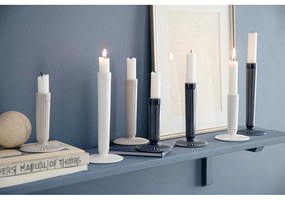 Ciemnoniebieski kamionkowy świecznik Kähler Design Hammershoi, wys. 16 cm