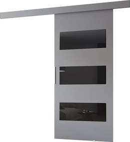 MINIO go for it, Drzwi przesuwne wewnętrzne CLEAN E 76 cm  w kolorze szarym