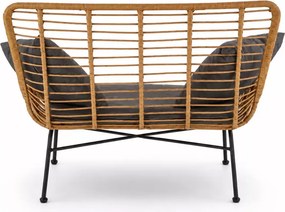 Luksusowa sofa ogrodowa Mavis – elegancki i wygodny mebel z odpornego na warunki atmosferyczne rattanu syntetycznego