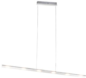 Designerska lampa wisząca stal LED z włącznikiem dotykowym - PlatinumDesignerski Oswietlenie wewnetrzne