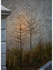 Ciemnobrązowa zewnętrzna dekoracja świetlna ø 40 cm Noah – Sirius