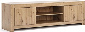 Szafka RTV Tommy 180 z szafkami i półkami, dąb artisan