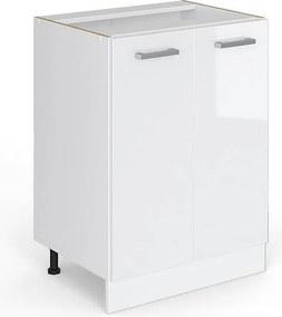 Szafki kuchenne biały wysoki połysk 60x46x81.6 r-line