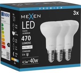Mexen Nova 3x żarówka LED E14, R50, 4,5W, Neutralna - 4000K, 470 lm - L103-E14-0540-01x03