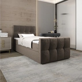 Łóżko kontynentalne MANHATAN 100x200 Monolith 15