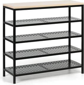 Regał na buty, 1000x360x949 mm, brzoza