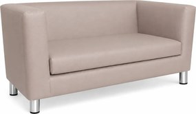 Sofa Monaco : Kolor nogi - Chrom, Kolor tkaniny - EKO-SKÓRA - 11D, Typ tkaniny - Eko-skóra , Wysokość nogi - 15 cm