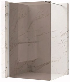 Kabina prysznicowa Walk-In Rea Flexi Brown / Chrome 130