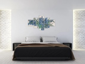 Obraz - Vincent van Gogh, Irises, reprodukcje (125x70 cm)