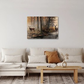Obraz - Obraz dzikiej przyrody w stylu vintage (70x50 cm)