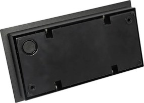 Nowoczesna lampa ścienna zewnętrzna czarna z LED 2-światłowa IP54 - Simon