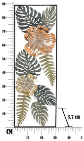 Żelazna dekoracja ścienna z przyrodniczymi motywami Mauro Ferretti Too Nature