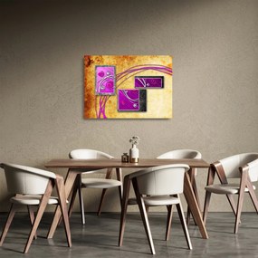 Obraz na szkle abstrakcji (70x50 cm)