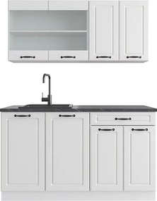 Zabudowa kuchenna biały dom wiejski/biały 140x60x81.6 r-line