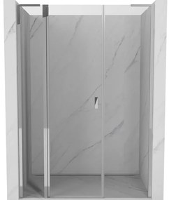 Mexen Mist L drzwi prysznicowe uchylne 150 cm, transparent, chrom - 8A4L-150-001-01-00