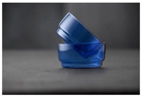 Niebieskie szklane miski zestaw 2 szt. 500 ml Torino – Lyngby Glas