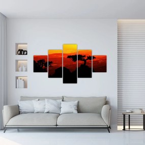 Obraz - Zachód słońca (125x70 cm)