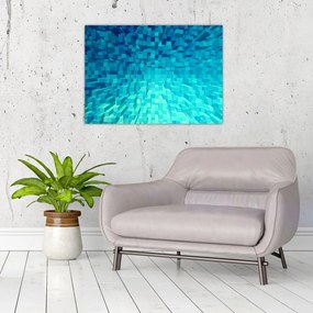 Obraz - abstrakcyjne kostki (70x50 cm)