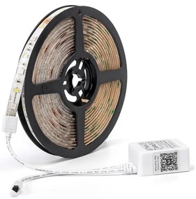 Aigostar - LED RGB 6,5m 16,5W 12V 230V 3000K Wi-Fi ściemnialny pasek