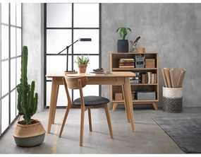 Czarno-naturalne krzesła zestaw 2 szt. Pero – Unique Furniture