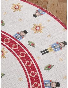 Czerwony okrągły dywan ze świątecznym motywem ø 160 cm Toy's Delight Nutcracker – Villeroy&amp;Boch