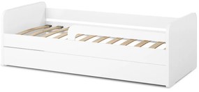 Białe łóżko dziecięce ze stelażem 80x160 cm Duuli – ELTAP