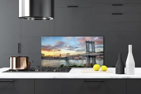 Panel Kuchenny Stalowy Gigant Nad Rzeką