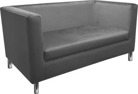 Sofa Monaco : Kolor nogi - Chrom, Kolor tkaniny - VELVET - BL14, Typ tkaniny - Velvet, Wysokość nogi - 15 cm