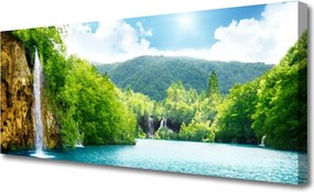 Obraz canvas Harmonijny Krajobraz Alpejski