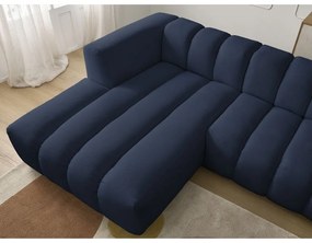 Ciemnoniebieski narożnik (lewostronny/z szezlongiem) Talia – Bobochic Paris