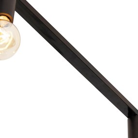 Nowoczesny system szynowy 1-fazowy 5-punktowy w tym oprawa E27 czarny - Jeana