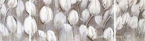 Obraz - Ułożone tulipany (170x50 cm)