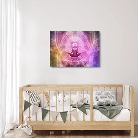 Obraz na szkle - medytacja (70x50 cm)