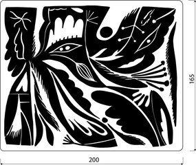 Niebieski koc 165x200 cm Lino – noo.ma