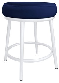 Taboret Ben noga metalowa biała MG16