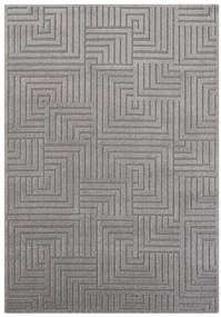 Dywan nowoczesny New York Geometria 3D szary 160 cm x 230 cm