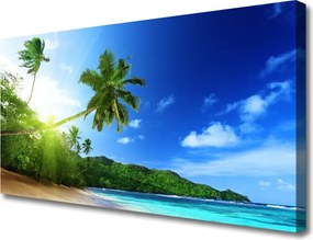 Obraz canvas Tropikalna Panorama Wybrzeża