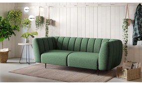 Ciemnozielona sofa 210 cm Shel – Ghado