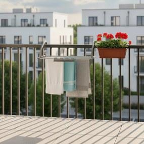 Suszarka na pranie na kaloryfer lub balkon, 41-104 cm, HENG