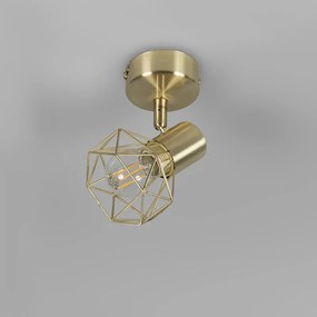 Reflektor art deco mosiądz, regulowany i obracany - Mosh