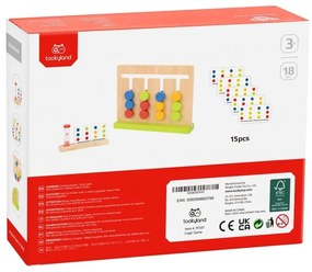 Tooky toy gra logiczna układanka na czas kolory 30 wzorów 18 el.
