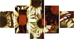 Obraz kwiatów (125x70 cm)