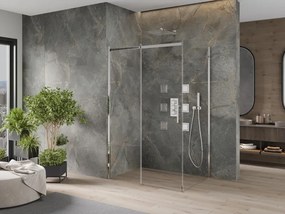 Mexen Omega kabina prysznicowa rozsuwana 110 x 80 cm, transparent, chrom - 825-110-080-01-00