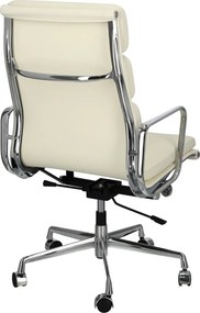 Fotel biurowy CH2191T skóra chrom