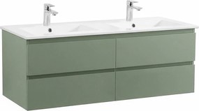 SORRENTO 120 cm podwójna szafka pod umywalkę z blatem ceramicznym